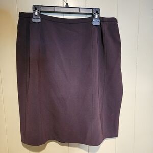 Venezia Jeans Dark Purple Flounce Skirt, Size 16 - Feminine and Stylish